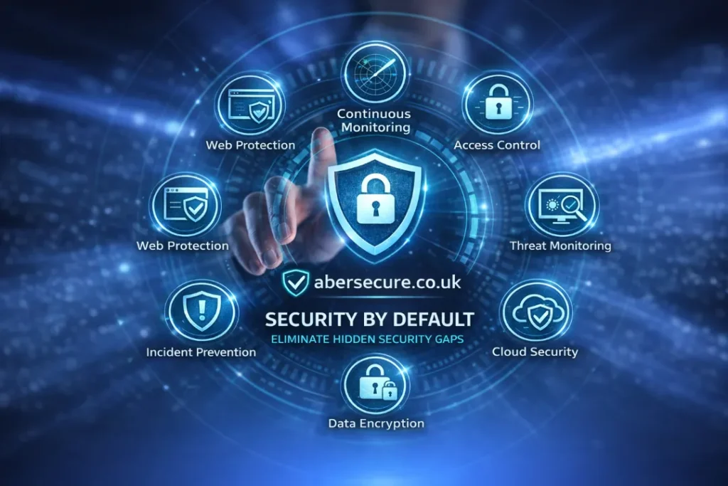 Security by default policy by Abersecure that closes hidden security gaps