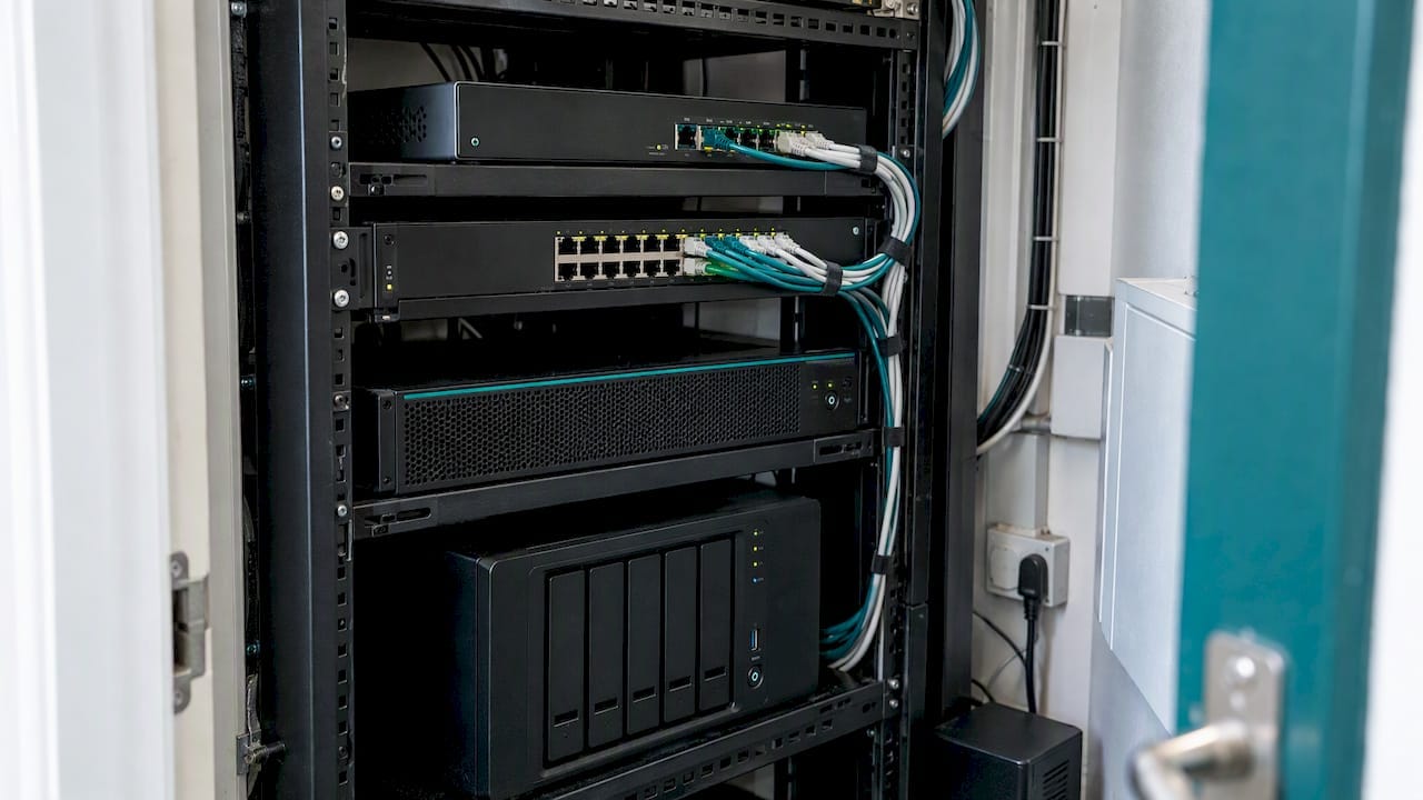 Small business network and backup equipment